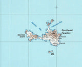 1988 Topo Map of Farallon Islands California Quadrangle