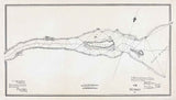 1891 Nautical Map of Belle Isle Lake Saint Clair