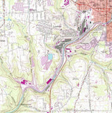 1958 Topo Map of Butler PA Quadrangle