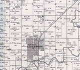 1884 Map of Smoky Hill Township McPherson County Kansas
