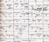 1884 Map of Superior Township McPherson County Kansas