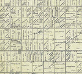 1905 Map of Blue Creek Township Paulding County Ohio