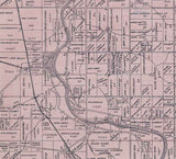 1905 Map of Brown Township Paulding County Ohio