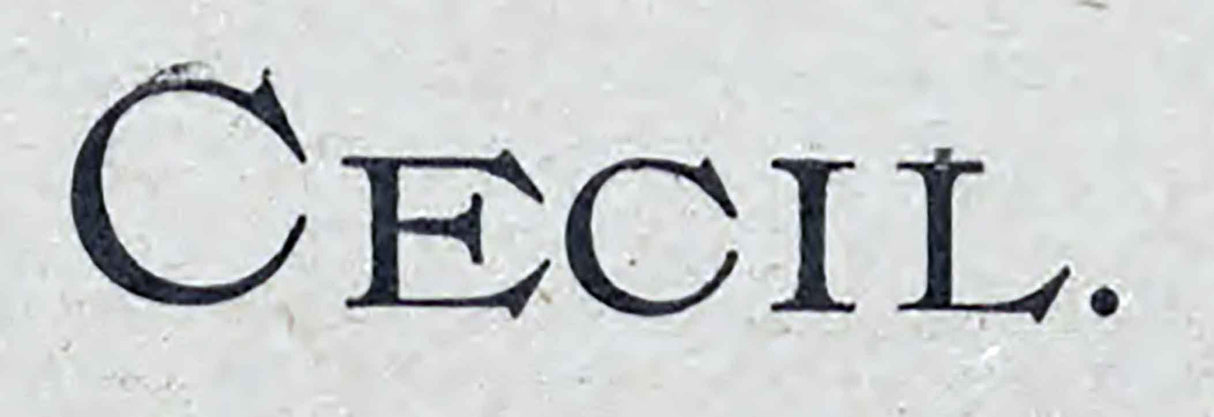 1905 Map of Cecil Paulding County Ohio