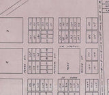 1905 Map of Melrose Paulding County Ohio
