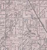 1905 Map of Washington Township Paulding County Ohio