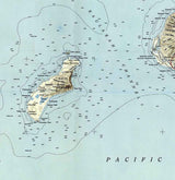 1954 Topo Map of Kauai Hawaii Quadrangle