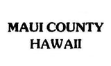 1975 Topo Map of Maui Hawaii Quadrangle