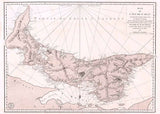 1778 Map of Prince Edward Island Canada