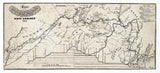 1827 Map of the Morris Canal New Jersey