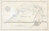 1841 Map of Presque ile Bay & Erie Harbor Lake Erie