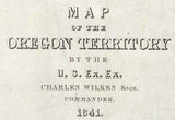 1841 Map of the Oregon Territory