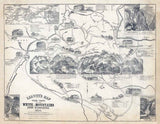 1859 Map & Views of The White Mountains of New Hampshire