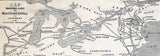1859 Map & Views of The White Mountains of New Hampshire