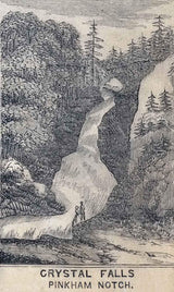 1859 Map & Views of The White Mountains of New Hampshire