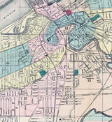 1881 Map of Cleveland Ohio