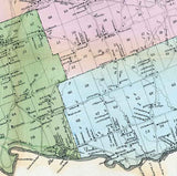 1882 Map of Sanbornton New Hampshire