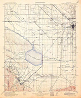 1910 Topo Map of Buena Vista Lake California Quadrangle