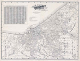 1895 Map of Cleveland Ohio