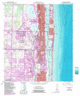 1946 Topo Map of Palm Beach Florida Quadrangle