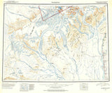 1950 Topo Map of Talkeetna Alaska Quadrangle