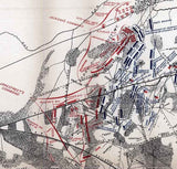 1862 Map of the Battlefield of Manassas Virginia