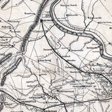 1862 Map of the Seat of War Virginia
