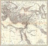 17th Century Map of the Eastern Part of the Roman Empire