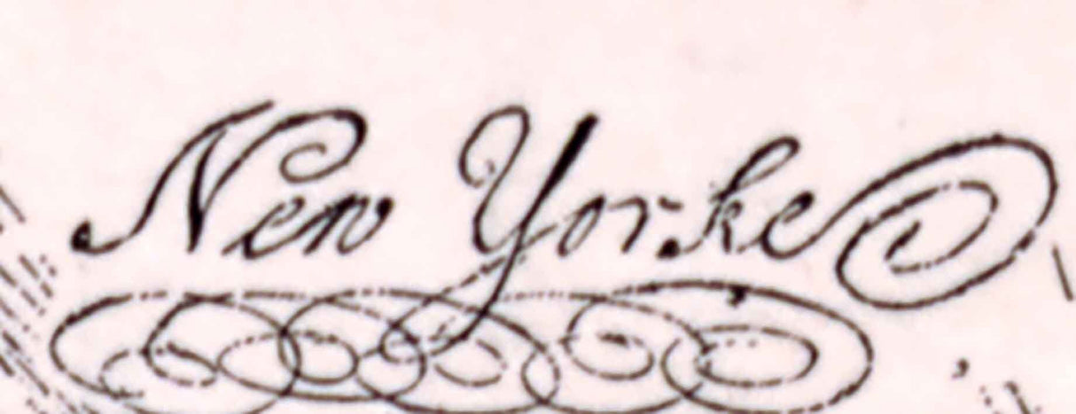 1695 Map of New York City New York