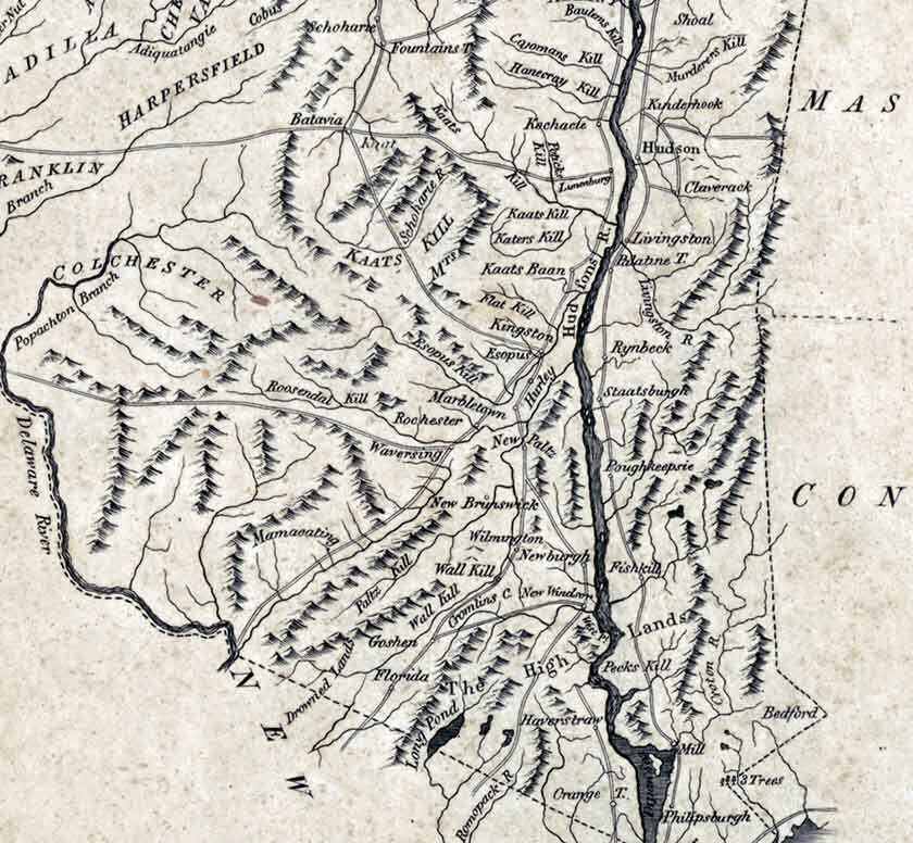 1796 Map of the State of New York