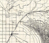 1922 Topo Map of Willcox Arizona Quadrangle