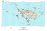 1948 Topo Map of Culebra and Adjacent Islands PR Quadrangle