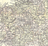 1885 Map of England and Wales