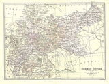 1885 Map of German Empire
