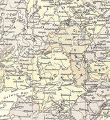 1885 Map of Ireland