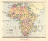 1888 Map of Africa