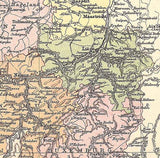 1888 Map of Belgium