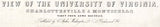 1856 Panoramic View of University of Virginia