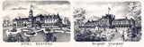 1891 Panoramic Map of Bedford City Virginia