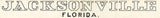1893 Panoramic Map of Jacksonville Florida