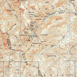 1904 Topo Map of Kirwin Wyoming Shoshone National Forest