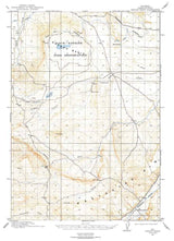 1911 Topo Map of Oregon Basin Wyoming Oregon Basin Loch Katrine
