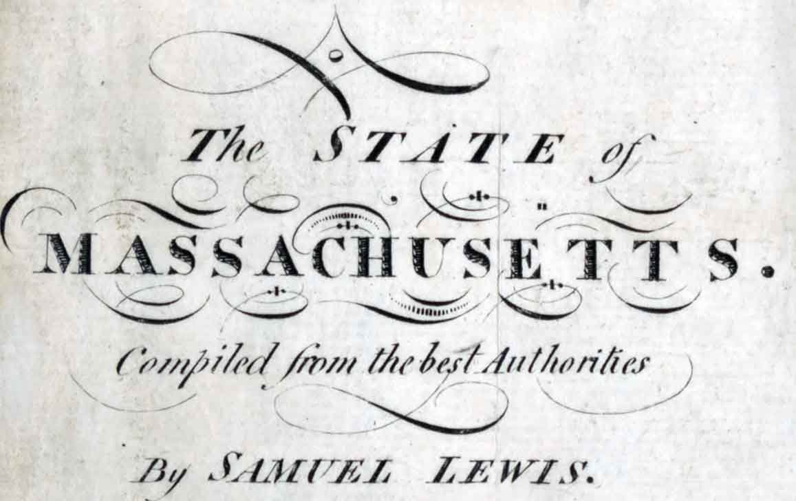 1795 Map of the State of Massachusetts