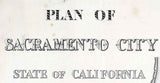 1850 Map of Sacramento California