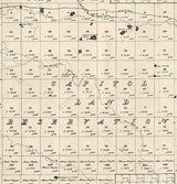 1888 Farm Line Map of Dallam County Texas