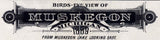 1889 Panoramic Map of Muskegon Michigan