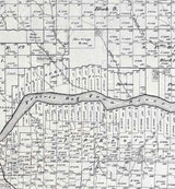 1892 Farm Line Map of Childress County Texas