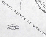 1893 Farm Line Map of El Paso County Texas