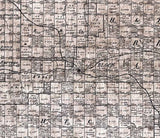 1896 Farm Line Map of Eastland County Texas