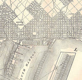 1900 Map of Duluth Lake Superior St Louis Bay